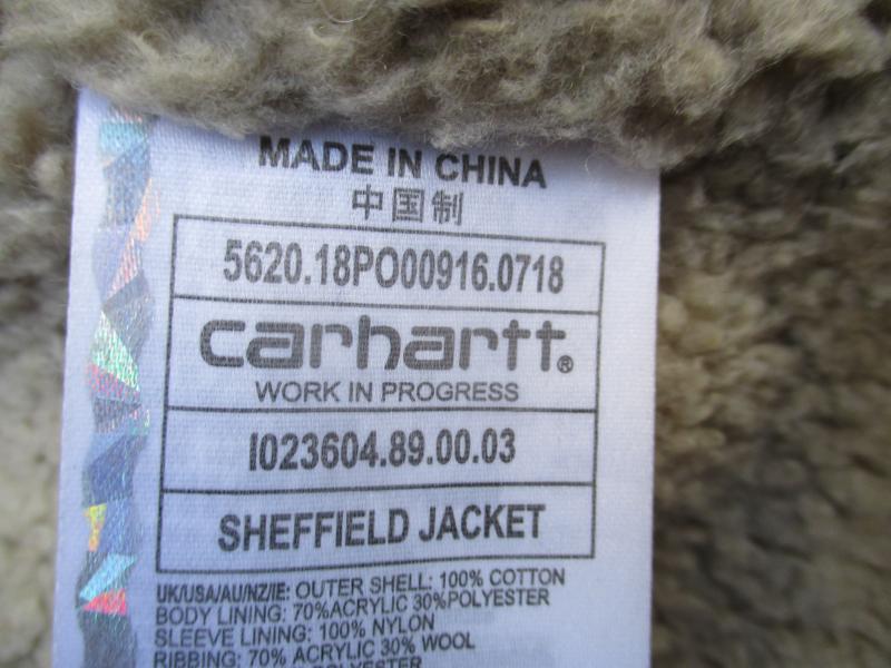 Vintage Carhartt US NAVY blue N1 N3 Sherpa DECK sheffield JACKET COAT large
