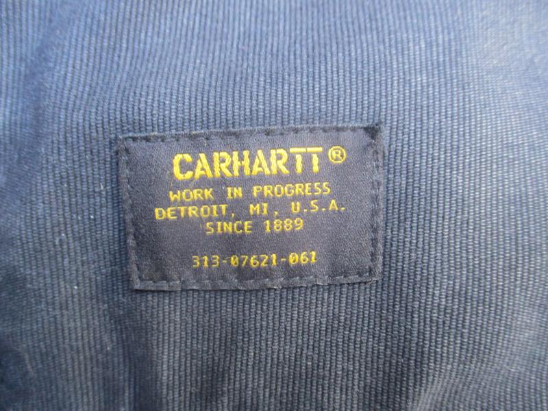Vintage Carhartt US NAVY blue N1 N3 Sherpa DECK sheffield JACKET COAT large