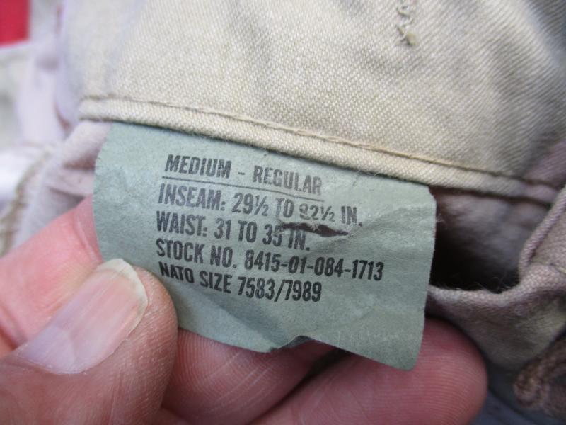 ROTHCO USA us AMERICAN issue M65 material TRI desert CAMO BDU combat PANTS TROUSERS M
