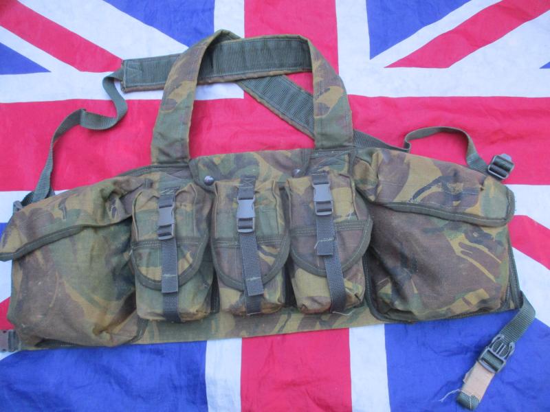 ORIGINAL old skool ARKTIS dpm camo CHEST RIG WEBBING 42 COMMANDO MODEL