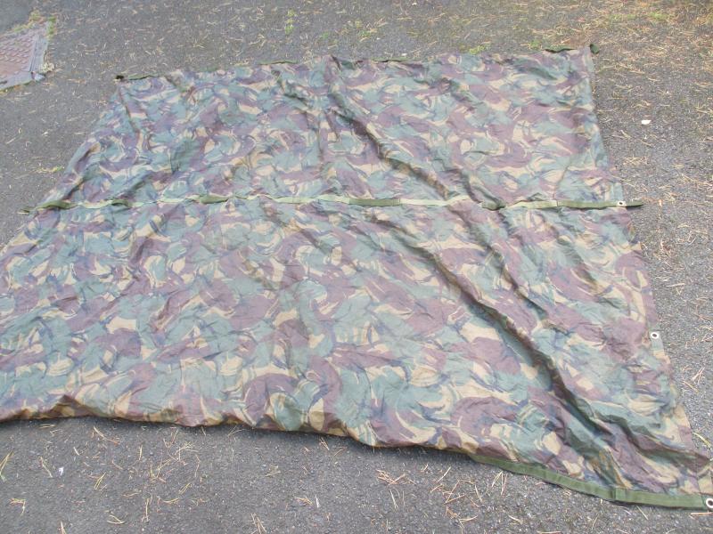 GENUINE BRITISH ARMY ISSUE jungle DPM BASHA SHELTER SHEET TENT WATERPROOF TARP