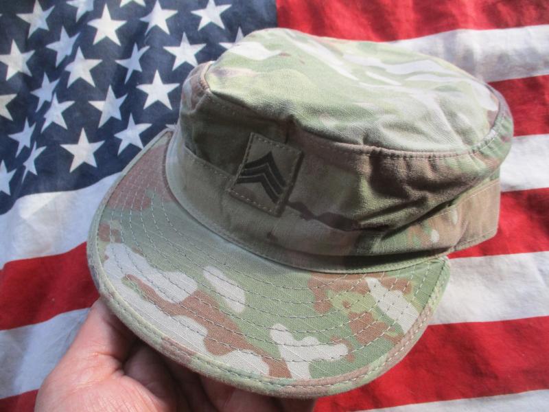 Genuine USA US issue BDU OCP COMBAT PATROL CAP HAT scorpion multicam SMALL