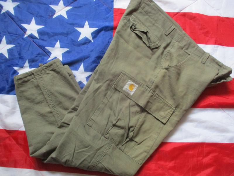 CARHARTT USA US BDU M65 aviation FIELD CARGO COMBAT TROUSERS VIETNAM OG GREEN L