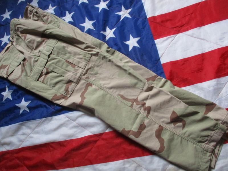 1997 USA us army usmc AMERICAN issue TRI desert CAMO BDU combat PANTS TROUSERS Large Long