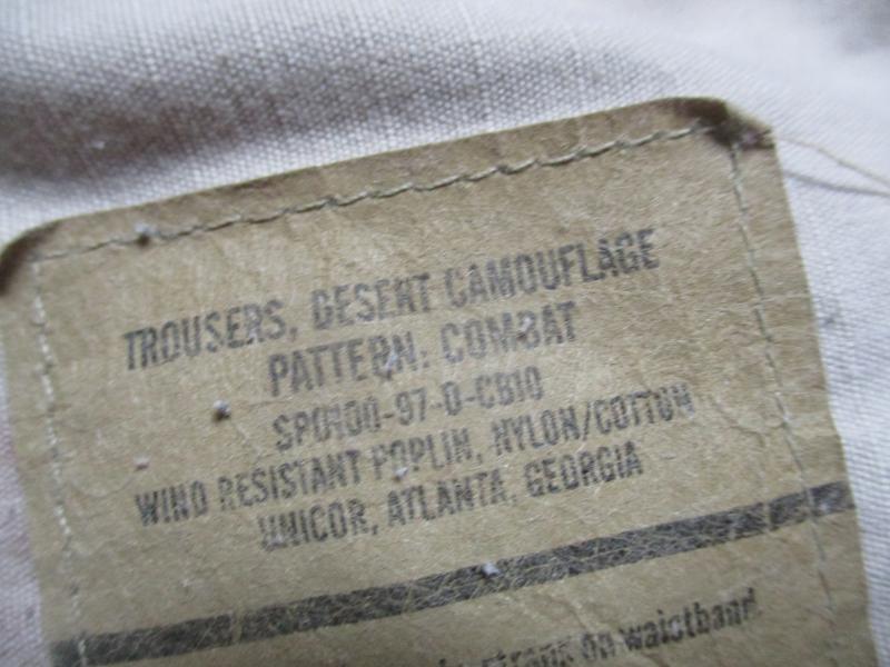 1997 USA us army usmc AMERICAN issue TRI desert CAMO BDU combat PANTS TROUSERS Large Long
