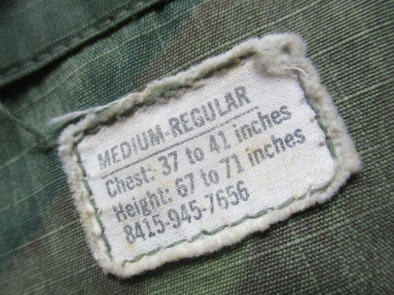 Genuine 1968 VIETNAM WAR US ARMY ISSUE SLANT POCKET combat JACKET ERDL green M/R