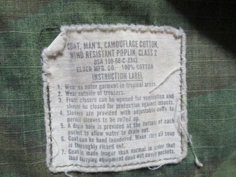 Genuine 1968 VIETNAM WAR US ARMY ISSUE SLANT POCKET combat JACKET ERDL green M/R