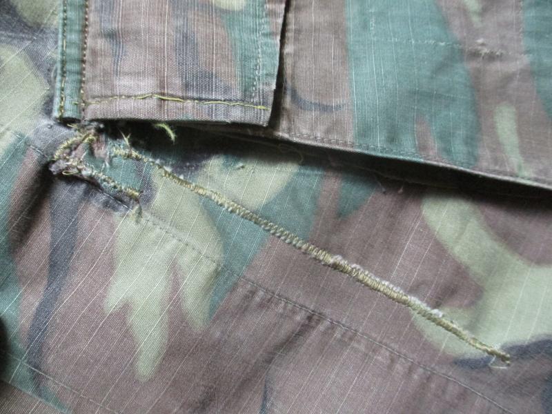 Genuine 1968 VIETNAM WAR US ARMY ISSUE SLANT POCKET combat JACKET ERDL green M/R