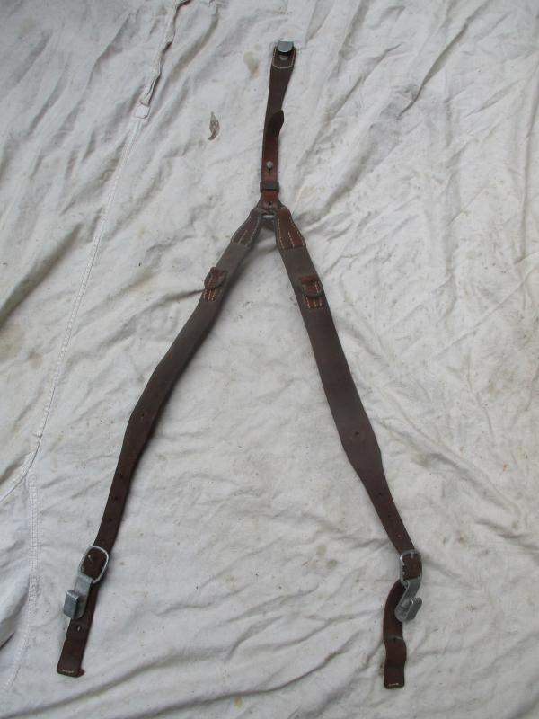 GENUINE ww2 world war two 1940 GERMAN ARMY Waffen SS Y STRAPS yoke suspenders