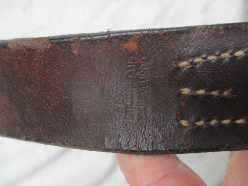 GENUINE ww2 world war two 1940 GERMAN ARMY Waffen SS Y STRAPS yoke suspenders