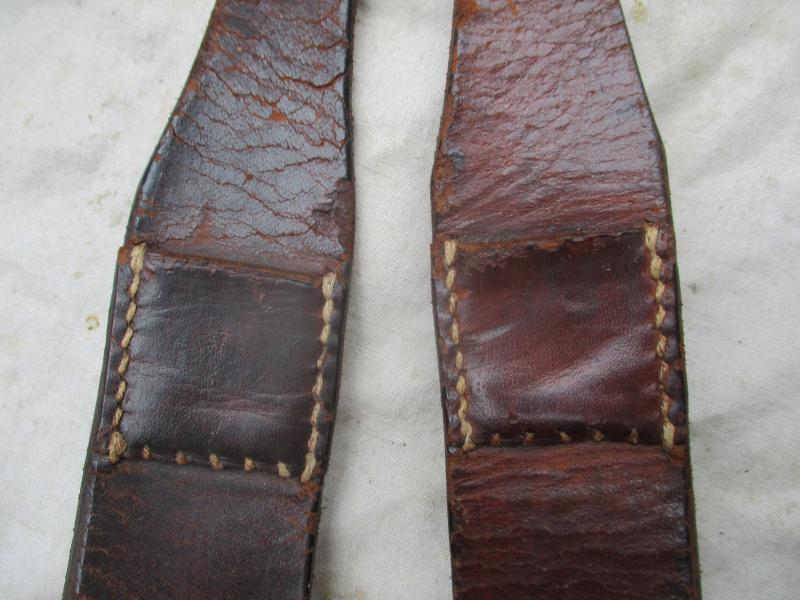 GENUINE ww2 world war two 1940 GERMAN ARMY Waffen SS Y STRAPS yoke suspenders