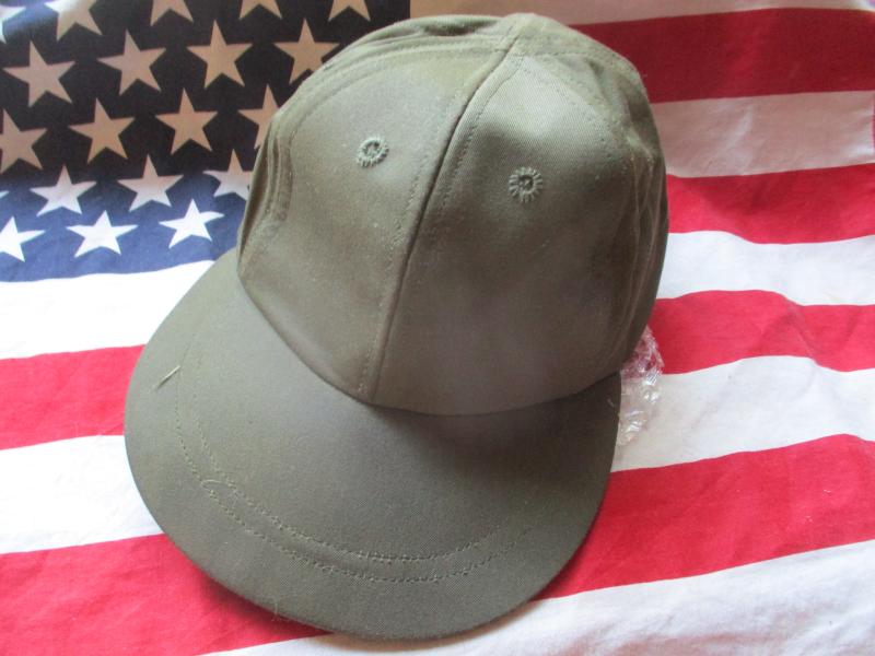 1967 US ARMY ISSUE VIETNAM WAR baseball base ball type CAP HAT OG GREEN SIZE 7