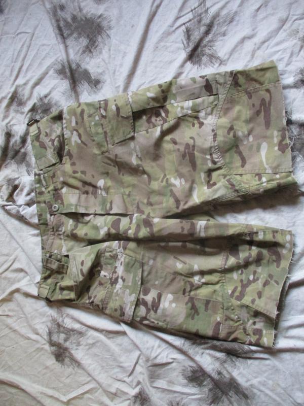 HELIKON TEX camogrom multicam mtp SF U CUTT OFF combat TROUSERS SHORTS large