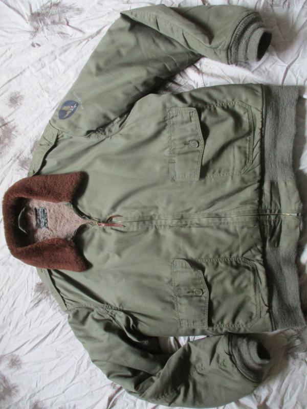 GENUINE EASTMAN leather TYPE B10 B 10 Rough wear USAF US AIR FORCE WW2 PILOT BOMBER JACKET 48 XL