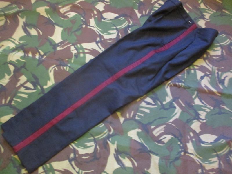 BRITISH ARMY parachute regiment NCO / OFFICER MESS DRESS uniform TROUSERS L-XL