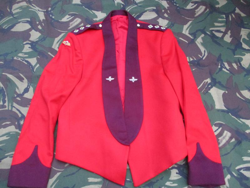 BRITISH ARMY parachute regiment OFFICER MESS DRESS uniform TUNIC JACKET L-XL