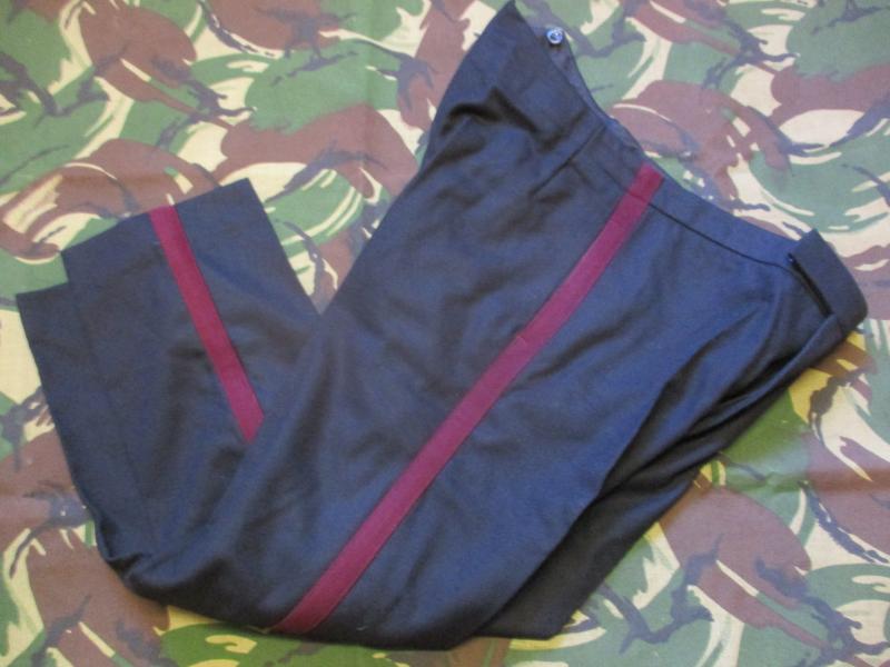 BRITISH ARMY parachute regiment NCO / OFFICER MESS DRESS uniform TROUSERS L-XL u