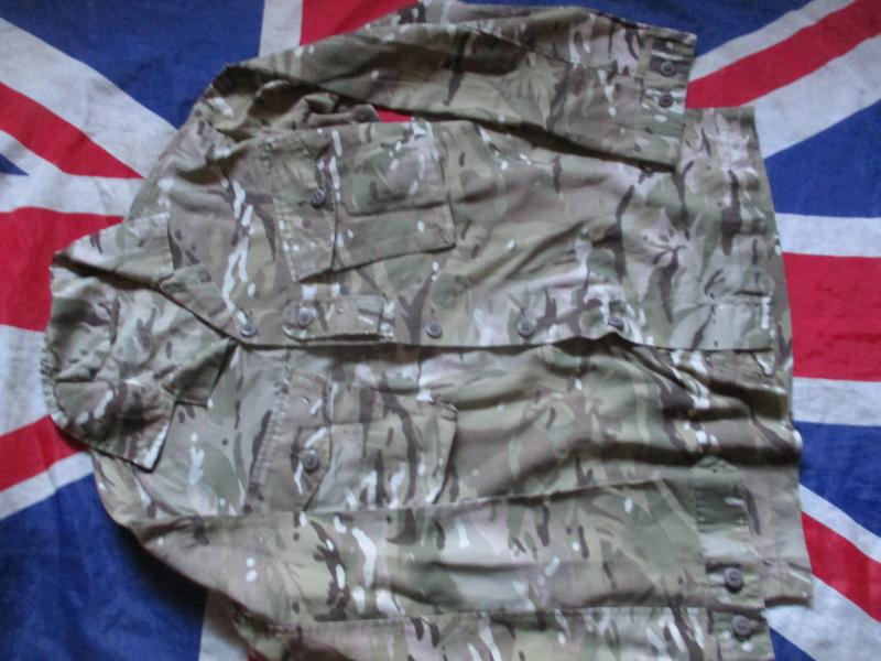 rare BRITIHS ARMY SOLDIER 95 MTP jungle tropical COMBAT shirt 190/104 large